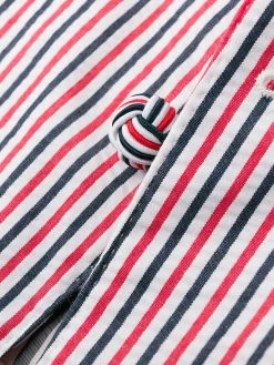 Thom Browne RWB seersucker striped sport blazer