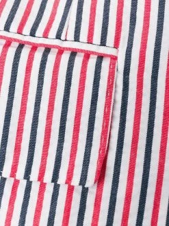 Thom Browne RWB seersucker striped sport blazer