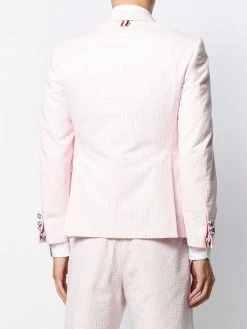 Thom Browne seersucker striped sport blazer