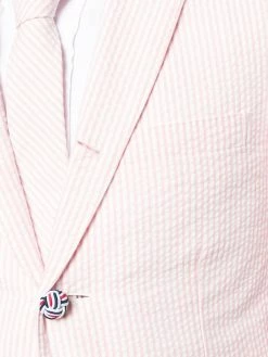 Thom Browne seersucker striped sport blazer