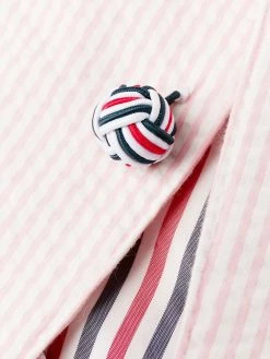 Thom Browne seersucker striped sport blazer