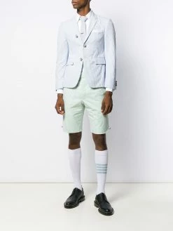 Thom Browne seersucker striped sport blazer