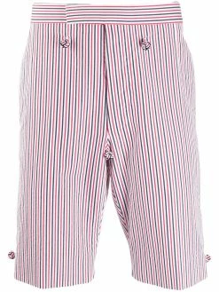Thom Browne backstrap striped shorts
