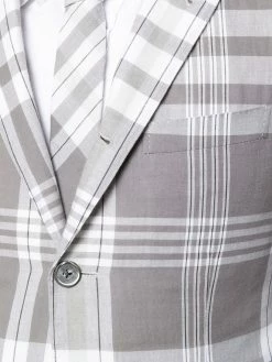 Thom Browne plaid Madras-print sport blazer