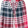 Thom Browne plaid Madras-print sport blazer
