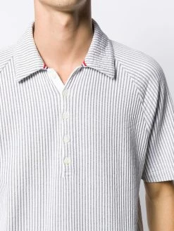 Thom Browne Seersucker raglan sleeve polo shirt polo shirts of men 11 Thom Browne seersucker raglan sleeve polo shirt