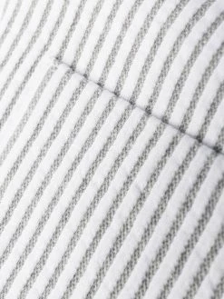 Thom Browne seersucker striped hooded blazer