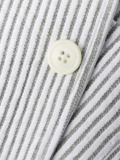 Thom Browne seersucker striped hooded blazer