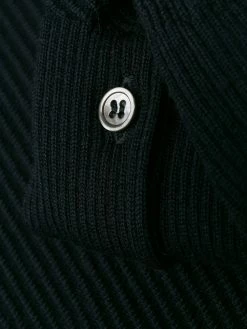 Thom Browne 4-Bar saddle sleeve sweater