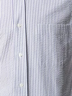 Thom Browne Striped short sleeved seersucker shirt shirts of men 11 Thom Browne striped short-sleeved seersucker shirt