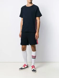 Thom Browne interlock RWB stripe shorts