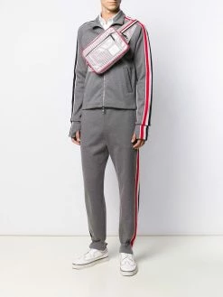 Thom Browne interlock RWB stripe track pants