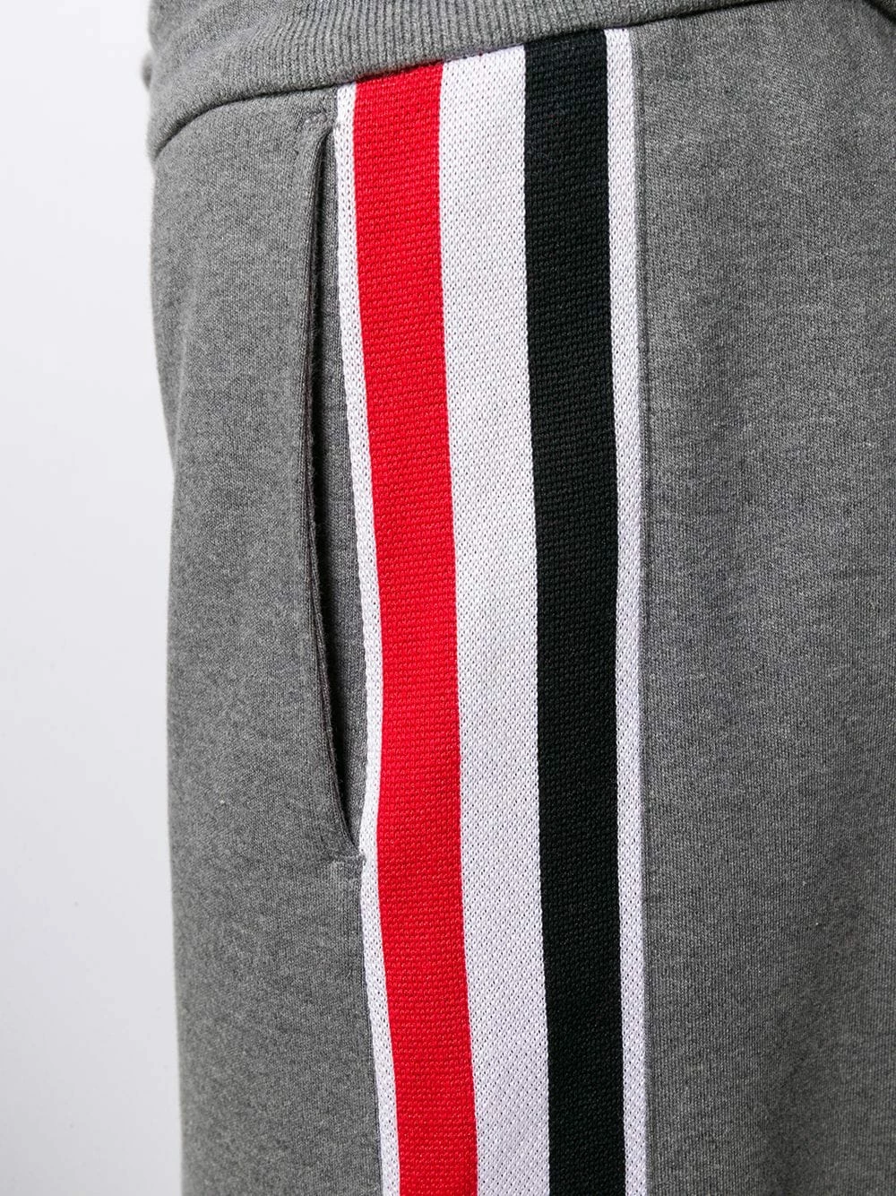 Thom Browne Interlock RWB stripe track pants sweatpants of men 5 Thom Browne interlock RWB stripe track pants