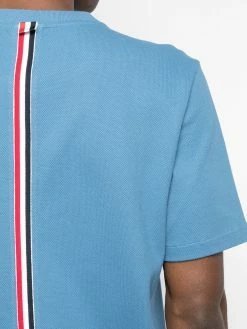 Thom Browne Center-Back Stripe Piqué T-shirt