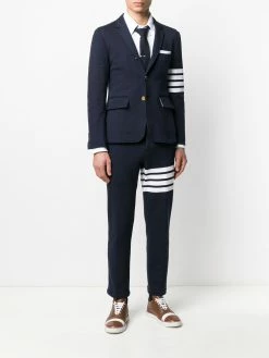 Thom Browne 4-Bar loopback sport blazer