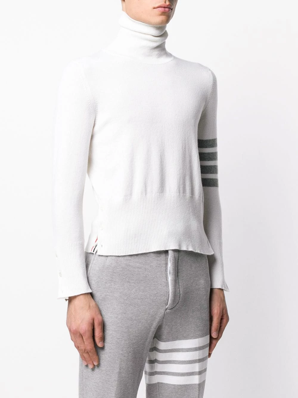 Thom Browne 4 Bar turtleneck jumper knitted sweaters of men 3 Thom Browne 4-Bar turtleneck jumper