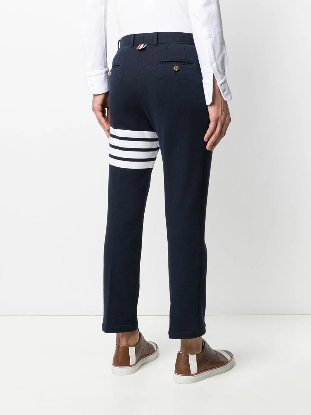 Thom Browne Loopback chino trousers chinos of men 4 Thom Browne loopback chino trousers