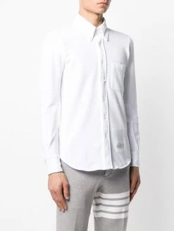 Thom Browne straight-fit piqué shirt