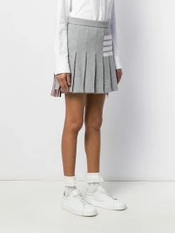Thom Browne pleated loopback miniskirt