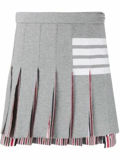 Thom Browne pleated loopback miniskirt