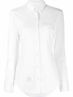 Thom Browne button-down piqué shirt