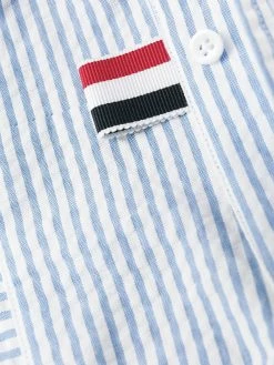 Thom Browne Striped seersucker shirt shirts of men 13 Thom Browne striped seersucker shirt