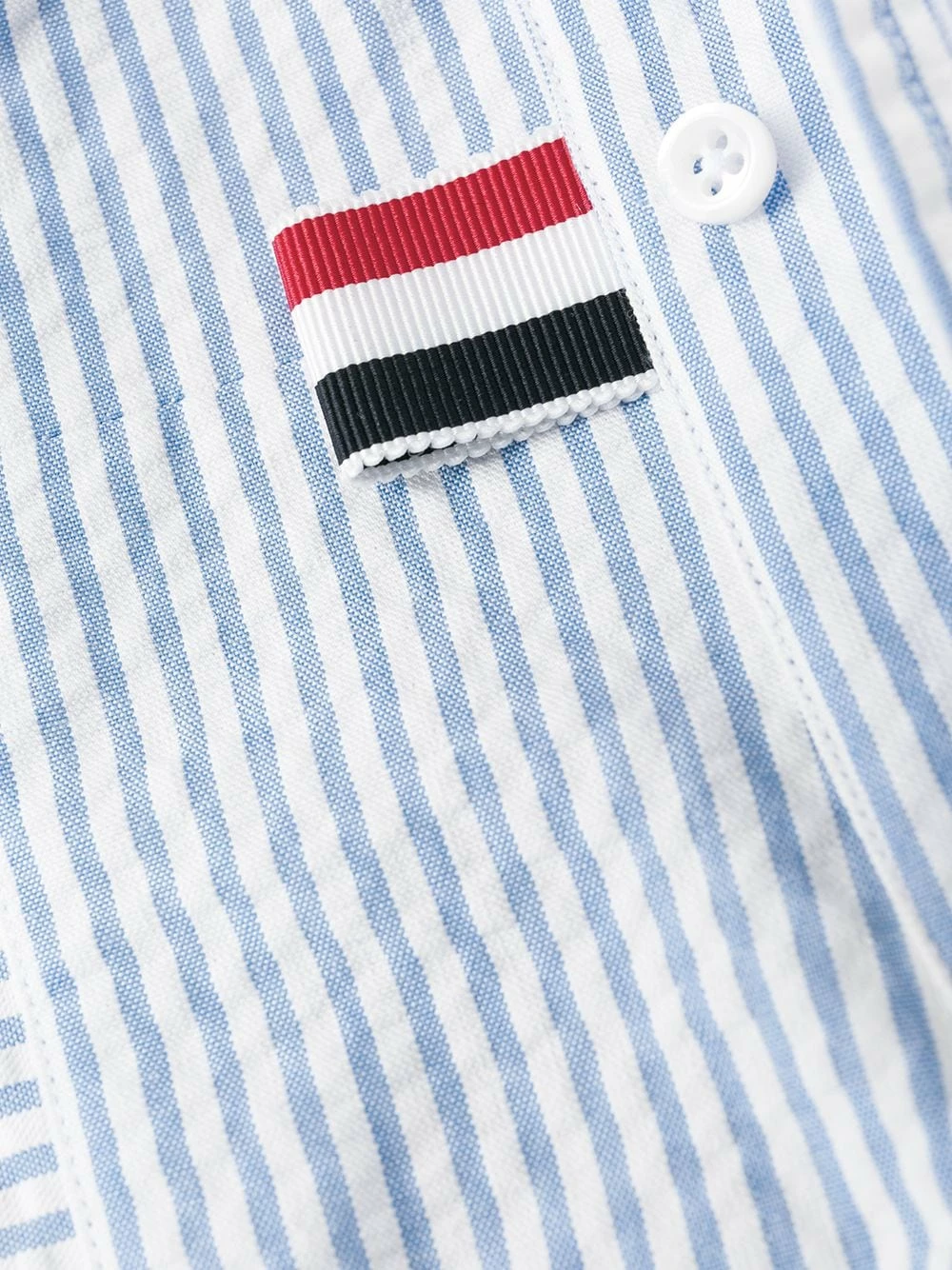 Thom Browne Striped seersucker shirt shirts of men 7 Thom Browne striped seersucker shirt