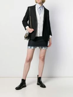 Thom Browne layered mini skirt