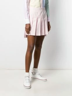 Thom Browne seersucker pleated miniskirt