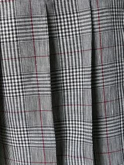 Thom Browne crisp linen pleated miniskirt