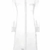 Thom Browne sheer mid-length shirt dress