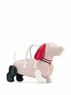 Thom Browne Hector Jr. seersucker-print bag