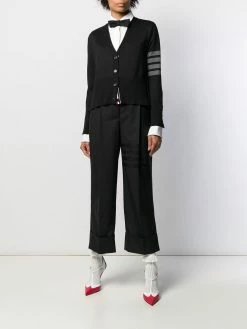 Thom Browne 4-Bar high-waisted trousers