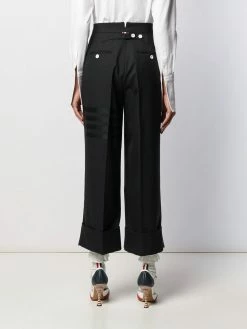 Thom Browne 4-Bar high-waisted trousers