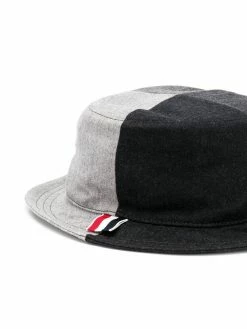 Thom Browne super 120s flannel bucket hat
