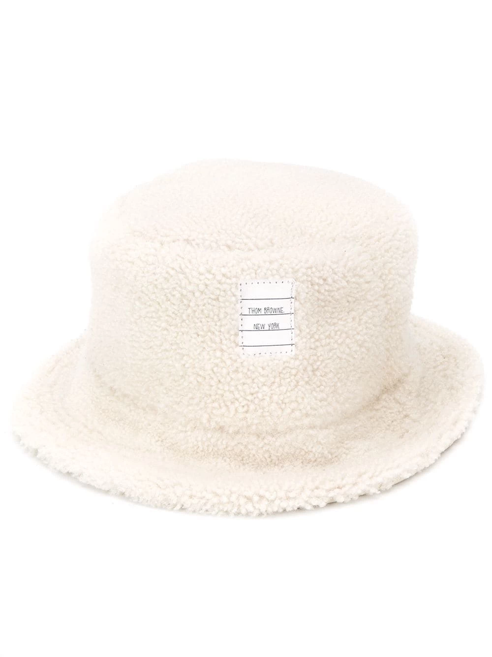 Thom Browne Shearling bucket hat hats of men 1 Thom Browne shearling bucket hat