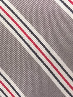Thom Browne jacquard hairline stripe tie