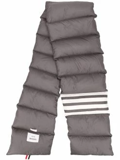 Thom Browne down-filled 4-Bar scarf