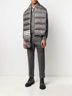 Thom Browne down-filled 4-Bar scarf