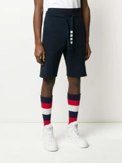 Thom Browne side vent 4-Bar track shorts