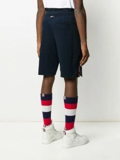 Thom Browne side vent 4-Bar track shorts