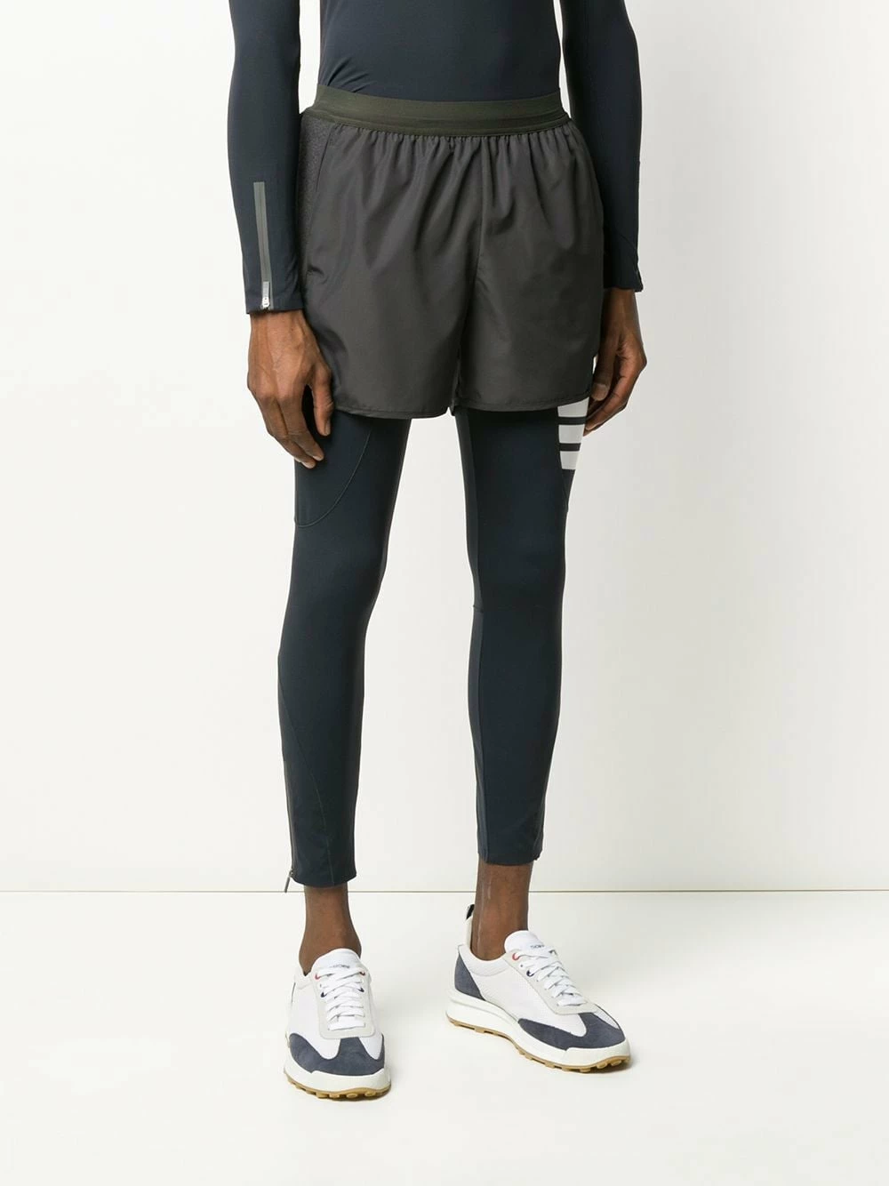 Thom Browne Flyweight tech 4 Bar running shorts of men 3 Thom Browne flyweight tech 4-Bar running shorts