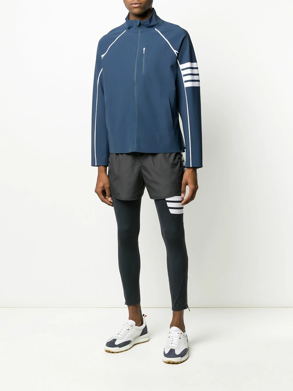 Thom Browne Flyweight tech 4 Bar running shorts of men 2 Thom Browne flyweight tech 4-Bar running shorts