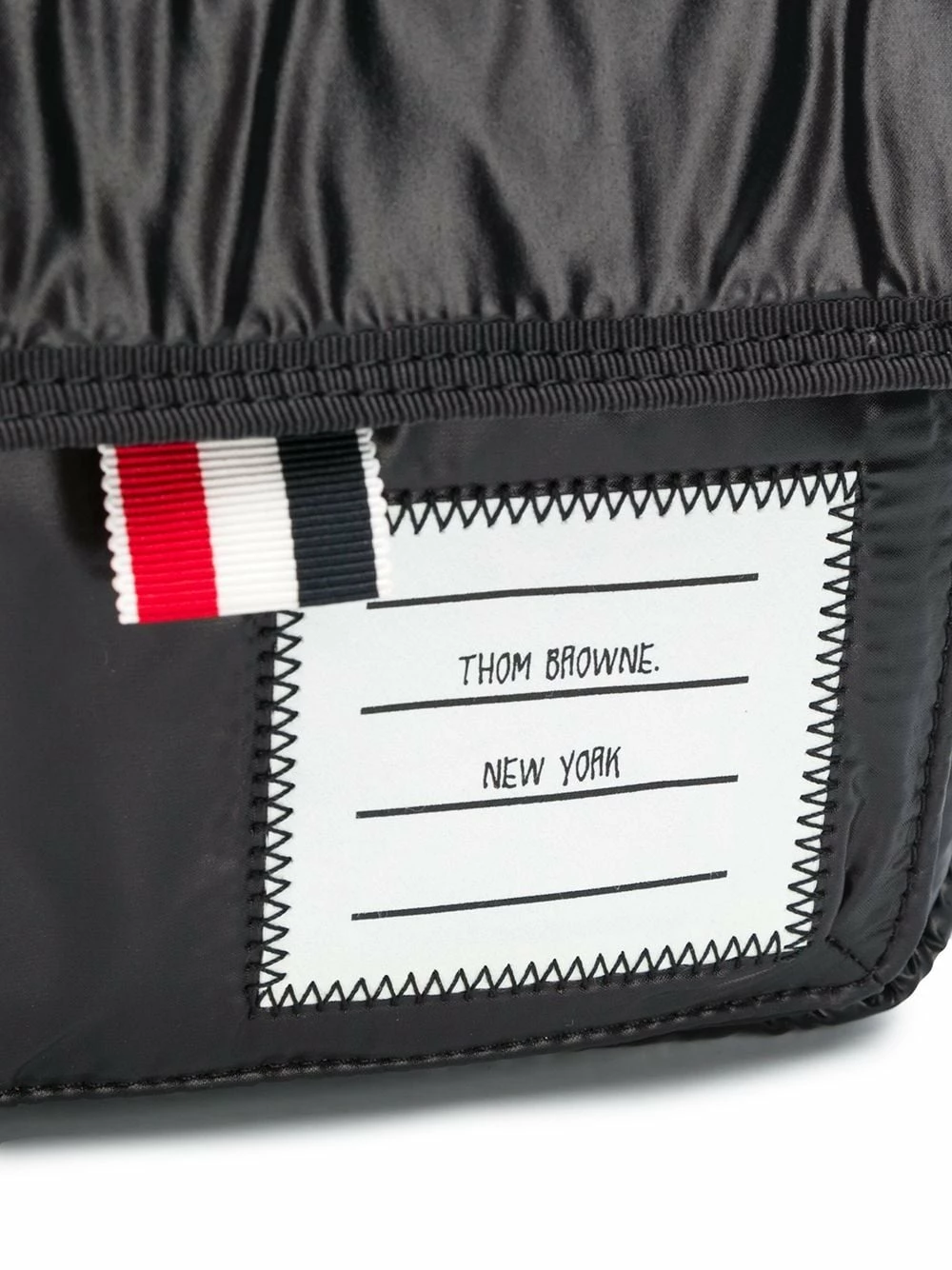 Thom Browne Top two way zip wash bag toiletry bags of men 4 Thom Browne top two-way zip wash bag