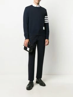 Thom Browne top two-way zip wash bag