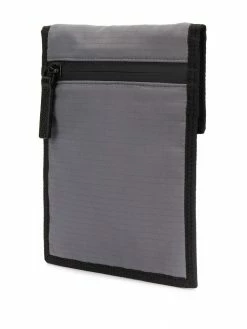 Thom Browne ripstop touch-strap neck pouch