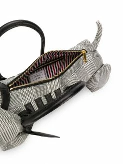 Thom Browne Prince of Wales 4-Bar Hector bag