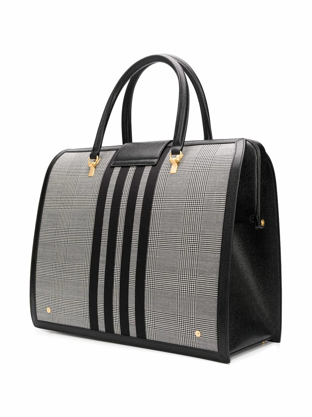 Thom Browne 4 Bar Prince of Wales check Mr. Thom tote tote bags of men 3 Thom Browne 4-Bar Prince of Wales check Mr. Thom tote