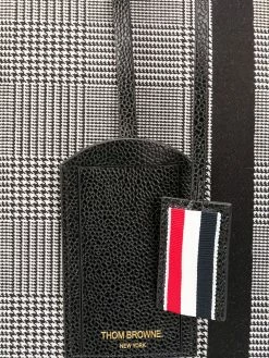 Thom Browne 4 Bar Prince of Wales check Mr. Thom tote tote bags of men 8 Thom Browne 4-Bar Prince of Wales check Mr. Thom tote