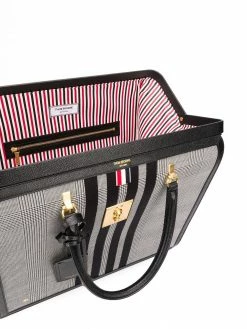 Thom Browne 4 Bar Prince of Wales check Mr. Thom tote tote bags of men 9 Thom Browne 4-Bar Prince of Wales check Mr. Thom tote